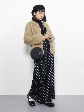 「TITTY&CO.（ティティーアンドコー）のアイテム」を使った、チョコビさん（レディース・154cm）の秋コーディネート