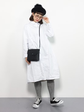 「TONE SELECT GOODS（トーンセレクトグッズ）のアイテム」を使った、チョコビさん（レディース・154cm）の秋コーディネート