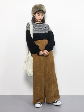 チョコビさん（レディース・154cm）の冬コーディネート