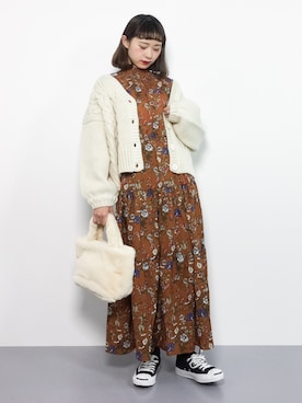 チョコビさん（レディース・154cm）の冬コーディネート