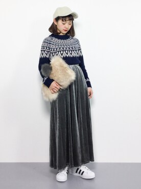 チョコビさん（レディース・154cm）の冬コーディネート