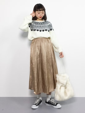 チョコビさん（レディース・154cm）の冬コーディネート