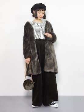 チョコビさん（レディース・154cm）の冬コーディネート