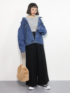 チョコビさんの（AZUL by moussy | アズールバイマウジー）を使ったコーディネート