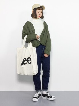 「ちょこびおすすめ」｜「アイテム（ジャケット/アウター）」を使った、チョコビさん（レディース・154cm）の冬コーディネート