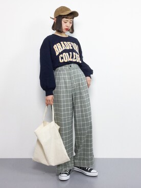 「Te chichi TERRASSE（テチチテラス）のアイテム」を使った、チョコビさん（レディース・154cm）の冬コーディネート