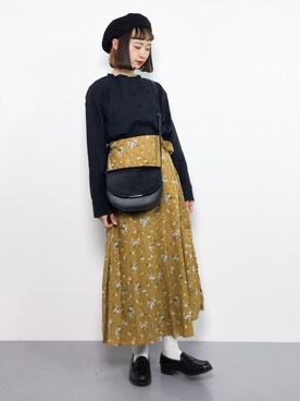 「Luz Llena（ラズレナ）のアイテム」を使った、チョコビさん（レディース・154cm）の春コーディネート