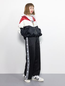 「ちょこびおすすめ」｜「アイテム（ブルゾン）」を使った、チョコビさん（レディース・154cm）の春コーディネート