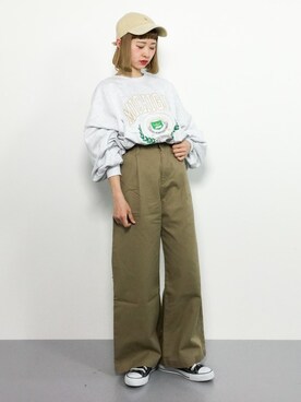 高見え間違いなし 豊富なサイズのデニムワイドパンツを使ったレディース人気ファッションコーディネート Wear