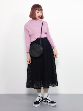 「kakatoo（カカトゥ）のアイテム」を使った、チョコビさん（レディース・154cm）の春コーディネート