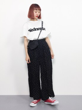 「MASTER&Co（マスターアンドコー）のアイテム（トップス）」を使った、チョコビさん（レディース・154cm）の春コーディネート