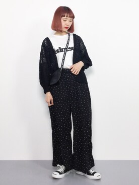 「MASTER&Co（マスターアンドコー）のアイテム（トップス）」を使った、チョコビさん（レディース・154cm）の春コーディネート