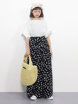 「TIMELESS COMFORT（タイムレスコンフォート）のアイテム」を使った、チョコビさん（レディース・154cm）の春コーディネート