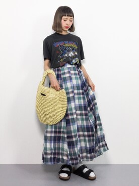 「TIMELESS COMFORT（タイムレスコンフォート）のアイテム」を使った、チョコビさん（レディース・154cm）の春コーディネート
