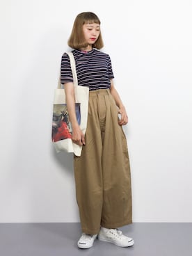 「青文字系」｜チョコビさん（レディース・154cm）の夏コーディネート