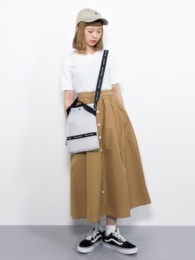 「NINE（ナイン）のアイテム」を使った、チョコビさん（レディース・154cm）の夏コーディネート