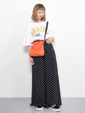 「青文字系」｜チョコビさん（レディース・154cm）の夏コーディネート