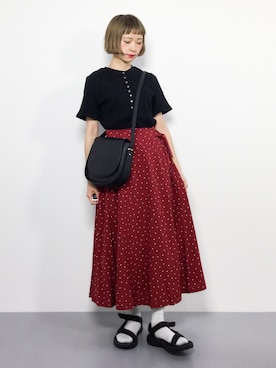 「青文字系」｜チョコビさん（レディース・154cm）の夏コーディネート