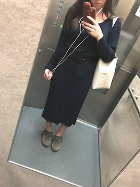 まゆかさん（レディース・152cm）の秋コーディネート