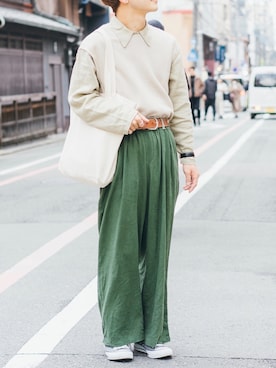 えるちさん（メンズ・169cm）の春コーディネート