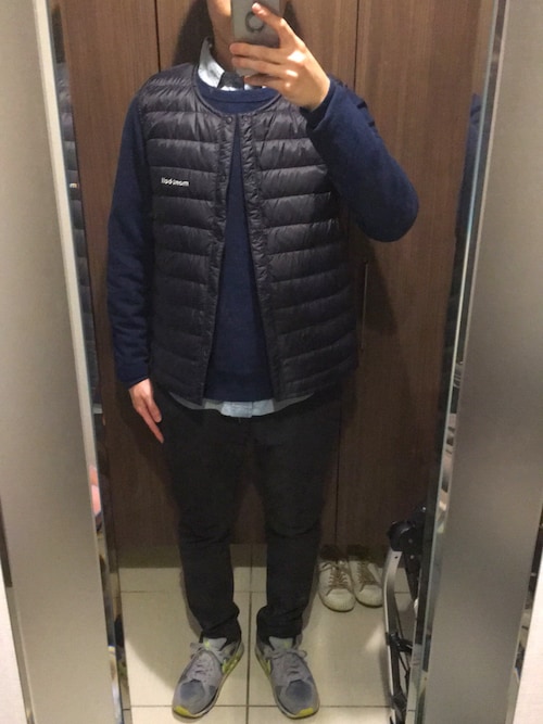 なかあき|mont-bellのダウンベストを使ったコーディネート - WEAR
