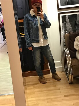 「wearhalloween2017」｜「アイテム（デニムジャケット）」を使った、ひさのじゅさん（メンズ・160cm）の秋コーディネート