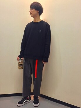 「JUNRED（ジュンレッド）のアイテム（その他）」を使った、BABAさん（メンズ・177cm）の冬コーディネート