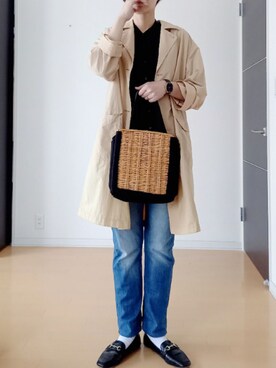 「BalBer（バーベル）のアイテム」を使った、色めがねさん（レディース・167cm）の春コーディネート