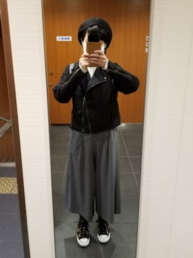 「ScoLar（スカラー）のアイテム（ブルゾン）」を使った、いぬさん（レディース・158cm）の春コーディネート
