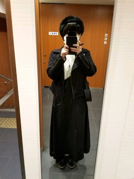 「ScoLar（スカラー）のアイテム（ブルゾン）」を使った、いぬさん（レディース・158cm）の春コーディネート