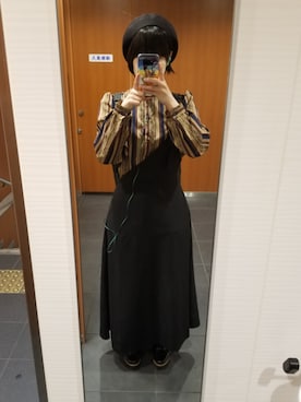 「ORiental TRaffic(ORiental TRaffic)」｜「アイテム（ハンチング/ベレー帽）」を使った、いぬさん（レディース・158cm）の春コーディネート