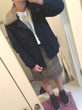 uさん（レディース・150cm）の冬コーディネート