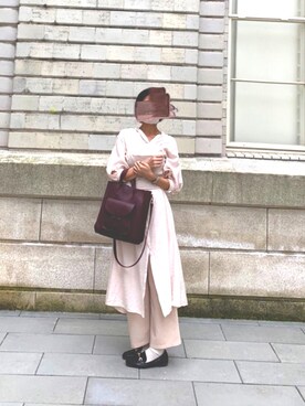 michaさん（レディース・169cm）の秋コーディネート