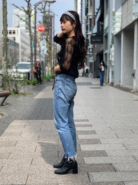 ponさん（レディース・154cm）の春コーディネート