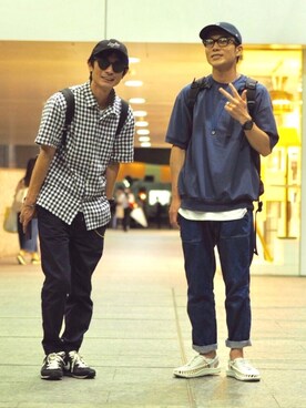 「WEARオフ会」｜naoyaさん（メンズ・173cm）の夏コーディネート