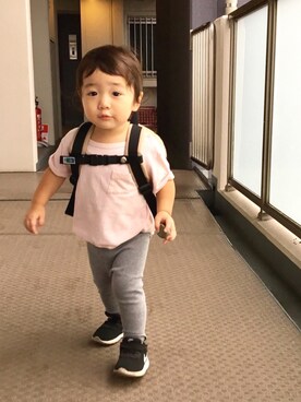 「息子」｜「アイテム（その他）」を使った、naoyaさん（キッズ・90cm）の夏コーディネート