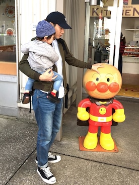 「CONVERSE（コンバース）のCONVERSE コンバース ジャック パーセル / JACK PURCEL（スニーカー）」を使った、naoyaさん（メンズ・173cm）の秋コーディネート