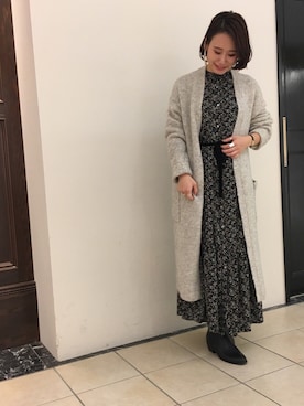 nano・universe 難波 STAFFさん(レディース・157cm)の秋コーディネート