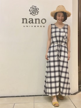「Lee（リー）のアイテム（ワンピース/ドレス）」を使った、nano・universe 難波 STAFFさん（レディース・160cm）の春コーディネート