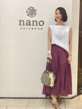 nano・universe 難波 STAFFさんのコーディネート