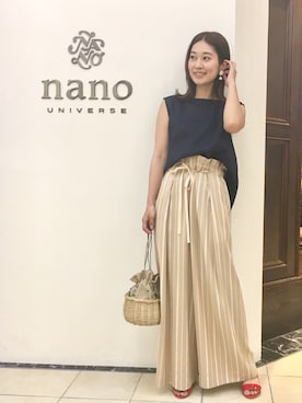 nano・universe 難波 STAFFさんのコーディネート