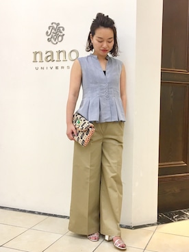 nano・universe 難波 STAFFさんのコーディネート