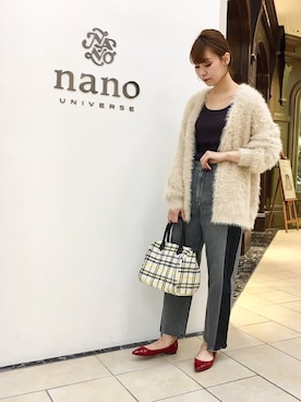 「Lilas Campbell（リラキャンベル）のアイテム」を使った、nano・universe 難波 STAFFさん（レディース・160cm）の秋コーディネート