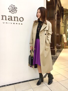 nano・universe 難波 STAFFさんのコーディネート