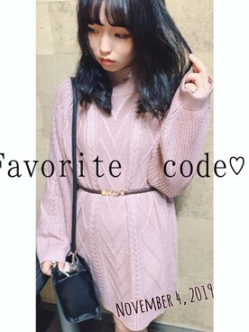 「SPIGA（スピーガ）のアイテム（ワンピース/ドレス）」を使った、Saki*̣̩⋆̩さん（レディース・154cm）の秋コーディネート