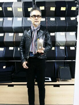 「alan mikli（アランミクリ）のアイテム」を使った、2440046さん（メンズ・172cm）の春コーディネート