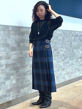 豊川さん（レディース・155cm）の秋コーディネート