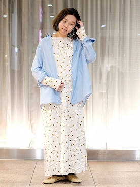 「SHIPS Days（シップスデイズ）のアイテム」を使った、豊川さん（レディース・155cm）の春コーディネート