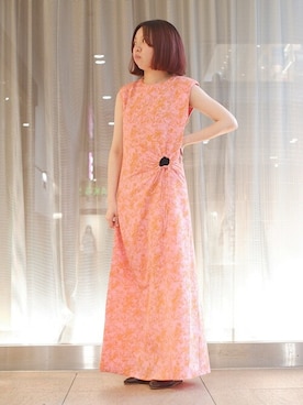 「アイテム（キャミソール）」を使った、豊川さん（レディース・155cm）の夏コーディネート