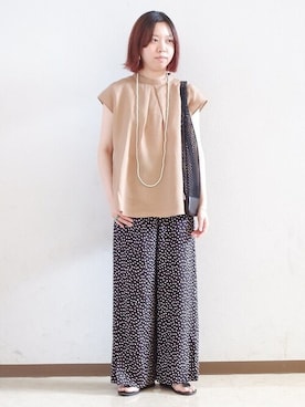 豊川さん（レディース・155cm）の夏コーディネート